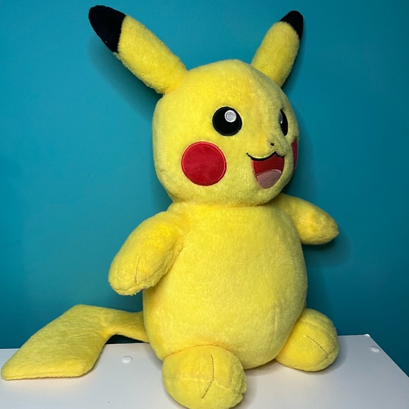 Build A Bear Workshop Pikachu Plush No Sound Pokemon Stuffed Animal - Picture 6 of 7